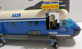 LEGO 4439 CITY Heavy-Duty Helicopter 100% Complete