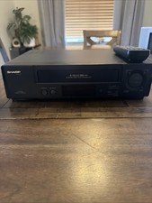 SHARP VHS VCR Player Model VC-A573U 4 Head With REMOTE Tested