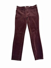 Pilcro and the Letterpress High-Rise Skinny Corduroy Pants Size 29 Dark Brown