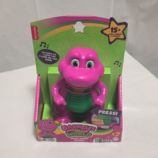 Fisher-Price Barney's World Heart Hands Barney Interactive Toy Light Sound