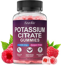 Potassium Citrate Gummies 1200mg Sugar Free V...