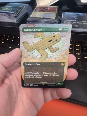 Jumbo Cactuar (Borderless) (R) NM