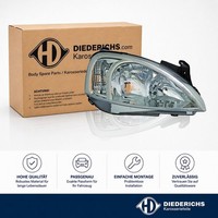 Hauptscheinwerfer Rechts Diederichs 1813282 FÜR Opel