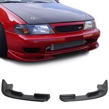Sasa Universal Pu Front Bumper Lip Spoiler 23.5l X 13w Canard Protector Sasa Universal Pu Front Bumper Lip Spoiler 23.5l X 13w Canard Protector