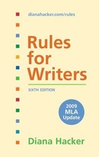 Rules for Writers with 2009 MLA Update by Hacker, Diana