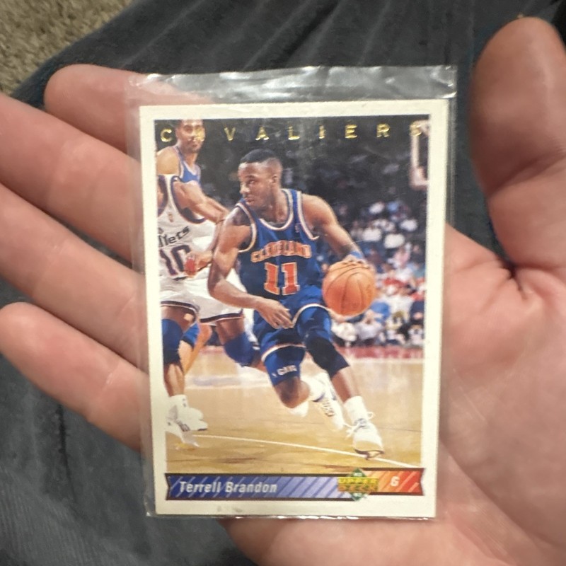Upper Deck 1992-93 Terrell Brandon #245 Cleveland Cavaliers NBA Card Base