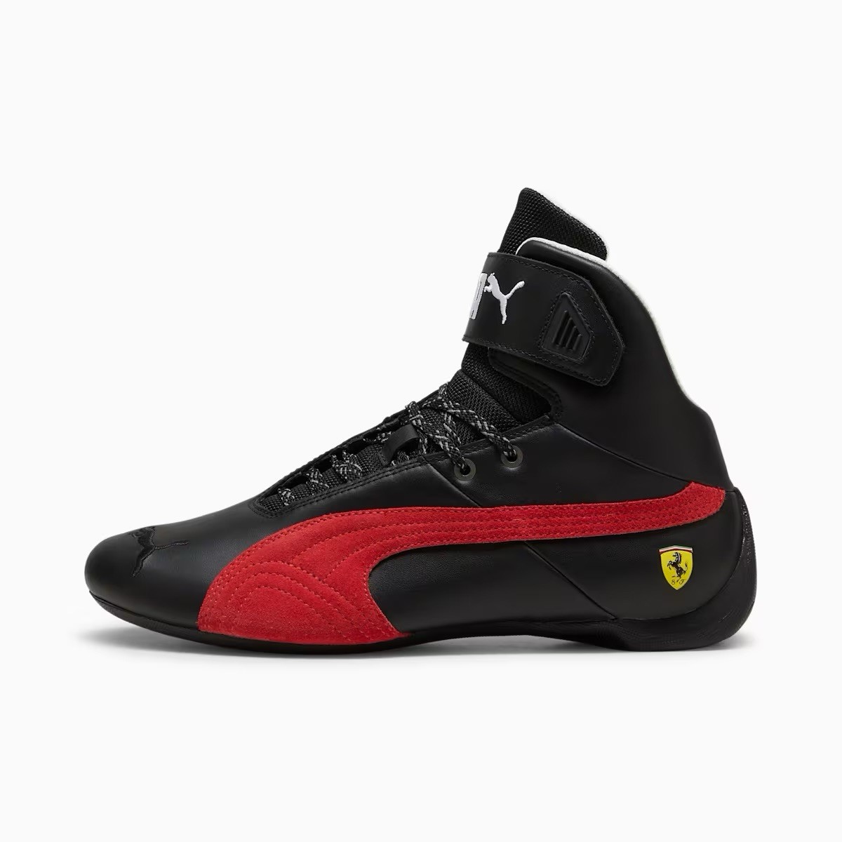 Puma Scuderia Ferrari Future Cat Mid Top Motorsport Shoes Black