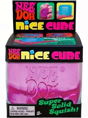 Nee Doh Nice Cube Pink - Quetschspielzeug Anti Stress Fidget Sensorik -NEU!!!