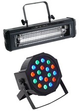 American DJ Mega Flash DMX 800w Compact DMX Strobe Light Sound Sensor Wash Light