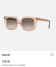 Image of New Original Dior Woman DIORMIDNIGHT Sunglasses S1I Colour 40AE Size 53-18-140