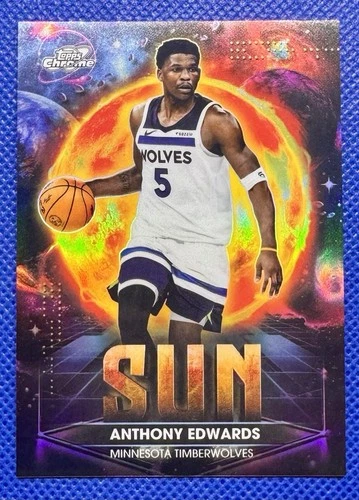2025 Topps Cosmic Chrome Anthony Edwards Sun (RAW)