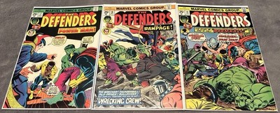 Defenders #17-19 Set (1974) VF+ 1st Team App of The Wrecking Crew! Len Wein!