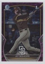 2023 Bowman Draft Chrome Fuchsia Lunar Refractor /199 Jay Beshears #BDC-166 0rf