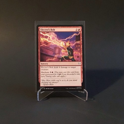 #ad #ad Magic: The Gathering Electro#x27;s Bolt MTG Marvel#x27;s Spider Man C 0077 $1.45