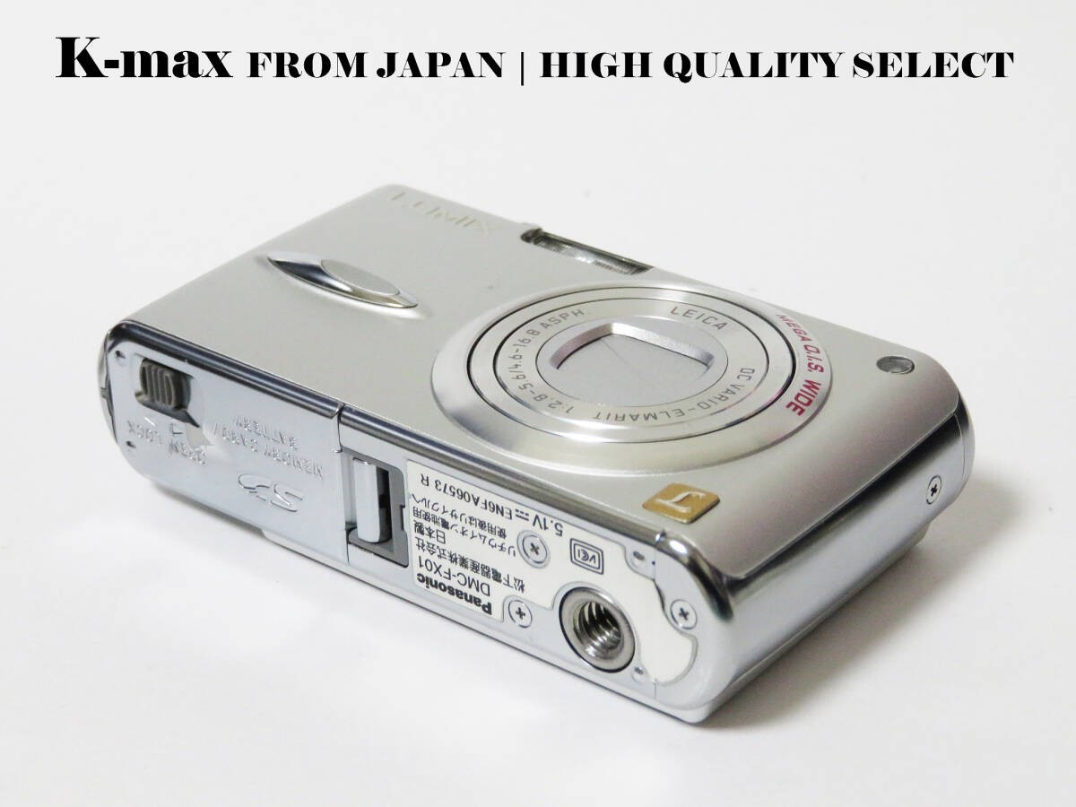 Panasonic LUMIX DMC-FX01 Silver Digital Camera CCD Mint Tested