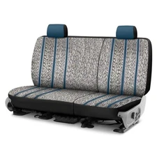 Saddleman 028528-03 Saddle Blanket 3rd Row Blue Custom Seat Covers