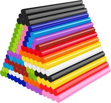 120 Pack Mini Hot Glue Sticks, 12 Colors for Arts and Crafts DIY 0.17 per gallon