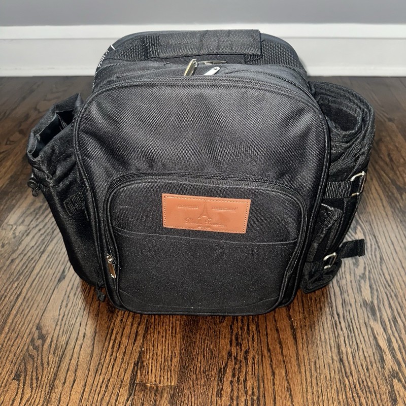 Plush Picnic 2 Person Picnic Backpack / Picnic Basket with Insulated Compartment