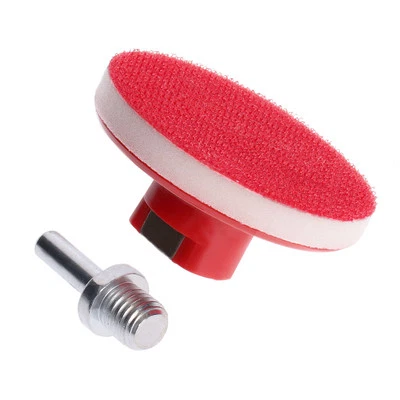 ITALKO Stützteller Klett 75mm Schleifteller Polierpad Polierscheibe M14 Schwamm Adapter