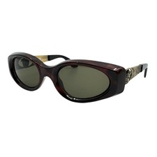 Gianni Versace MOD-494/A Sunglasses Brown Marble Frame Vintage Italy