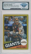2020 Topps Chrome Silver Pack BUSTER POSEY 1985 Gold /50 💎 DSG 9.5 Mint+