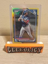 Alexander Albertus - 2024 Bowman Chrome #BCP-156 Yellow Refractor /75 1st Bowman