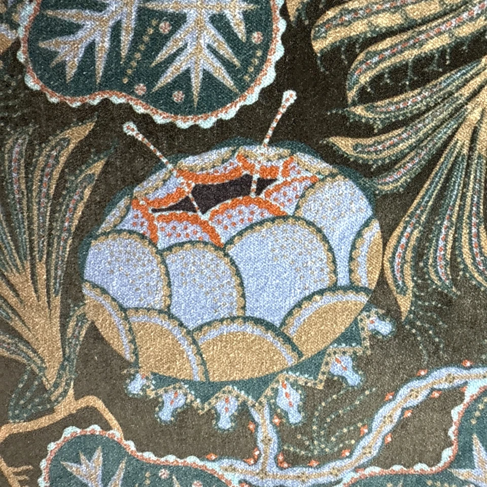 Klaus Haapaniemi & Co. Long Iceflower Moss Green Velvet Cushion Cover (NEW) - Image 3 of 4