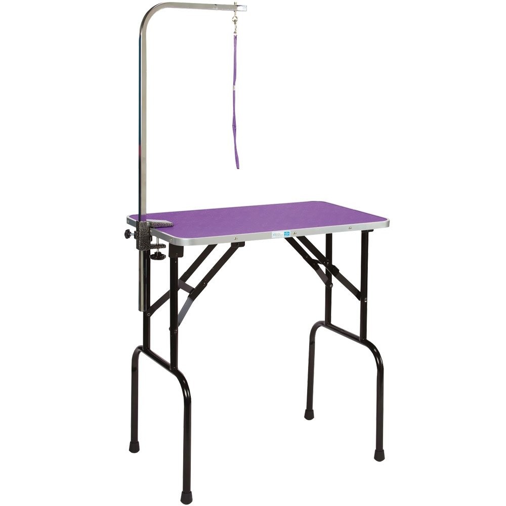 Grooming Table w/36In Grooming Arm, 36x24In Purple