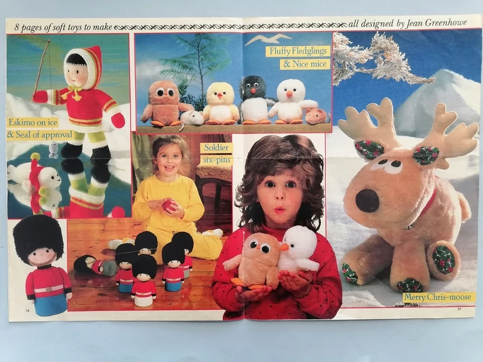 Made with Love to Give with Love, 9 Toys to Sew & Knit, 8pgs - Jean Greenhowe - Image 2 of 2