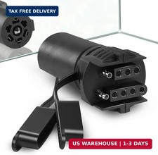7 to 4 5 Pin Trailer Light Adapter Convenient 2-in-1 Design Trailer Plug Adapt