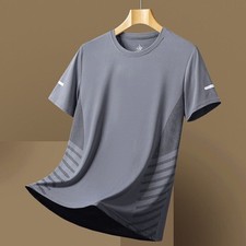 Herren Sommer T-Shirt kurzärmlig schnell tro...