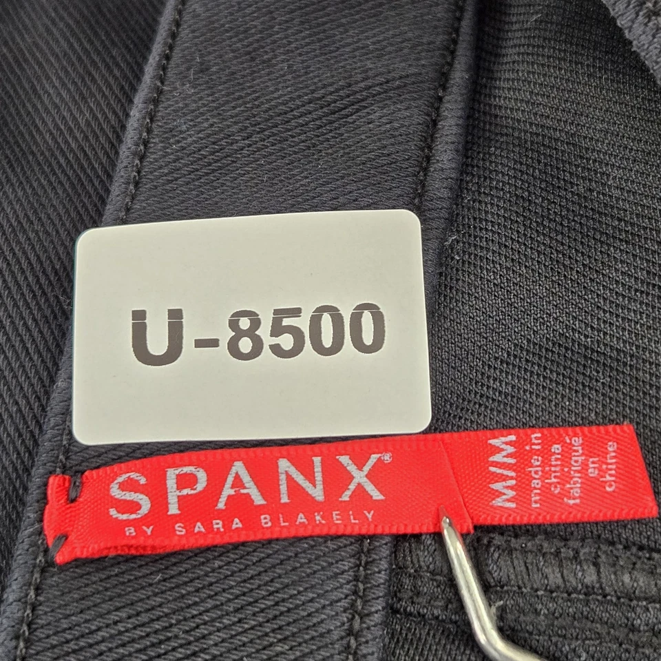 Spanx Women Legging M Black Cotton Nylon Twill U-8500 30" Inseam - Image 2 of 4