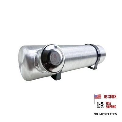 JSD 0.72 Gallon 4'' x 15'' Aluminum Spun Round Gas Tank Fuel Cell Tank End Fill