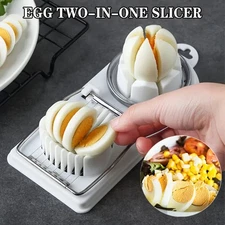 Heavy Duty Strawberry Slicer Cutter Tool Egg Slicer Hard Boiled Eggs Kitchen