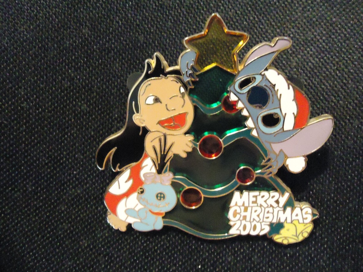 DISNEY JAPAN M&P LILO & STITCH CHRISTMAS TREE MERRY CHRISTMAS 2005