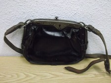 20er 30er Schaffnertasche 21x26,5 Leder Deutschland Retro