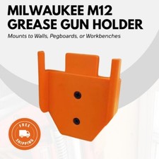 Milwaukee M12 Grease Gun Holder &ndash; Secure Wall Mount Bracket for Convenient Tool