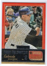 2013 Panini America's Pastime #62 Troy Tulowitzki Base Card #066/125