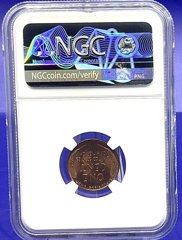 ⭐️ 1941 LINCOLN WHEAT CENT 1C NGC MS 66 RD 🔥 Fire Red Color UNCIRCULATED Coin - Image 4 of 4