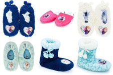 Girls slippers Frozen indoor slippers moccasins