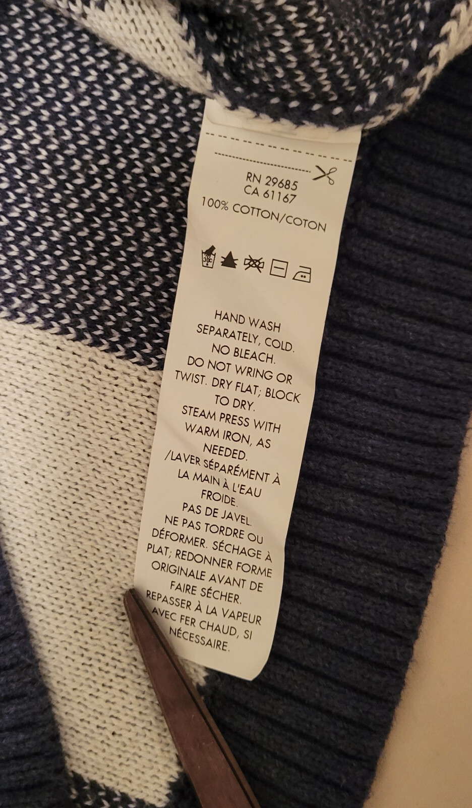 Pendleton 100% Cotton Heavyweight Double Knit Che… - image 6