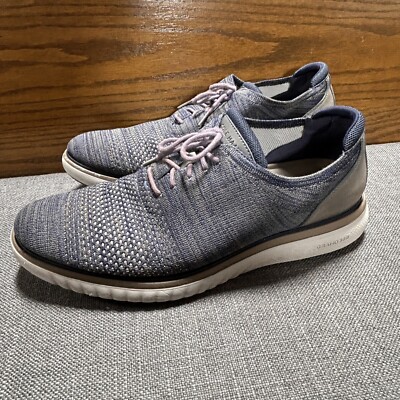 Cole Haan Zerogrand 360 Stitchlite Oxford Men s 13M Eon Blue Knit C33635