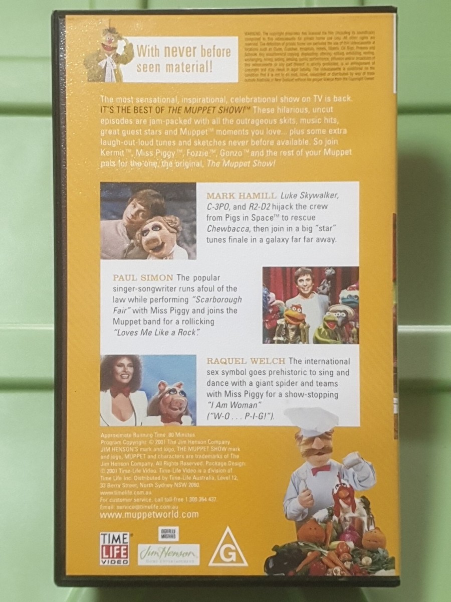 Best of The Muppet Show Vhs Watched Works Great UK
