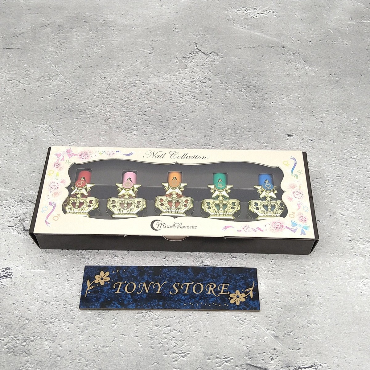 Vernis à Ongles Bandai Sailor Moon - Édition 20ème Anniversaire Miracle Romance, Collector 1992, Multicolore
