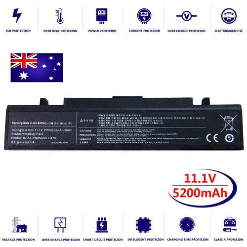 6 Cell Laptop Battery Samsung R470 R522 R530 R580 R780 AA-PB9NC6B AA-PB9NS6B New
