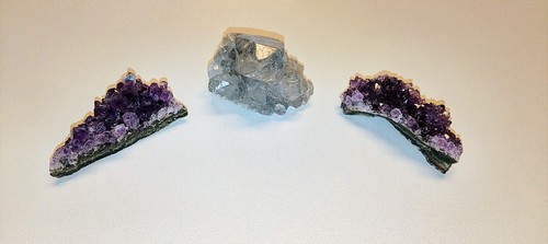 🟢 3 Edelsteine / Amethyst / Kristall (Kostenloser Versand) 🟢 3 Edelsteine / Amethyst / Kristall (Kostenloser Versand)