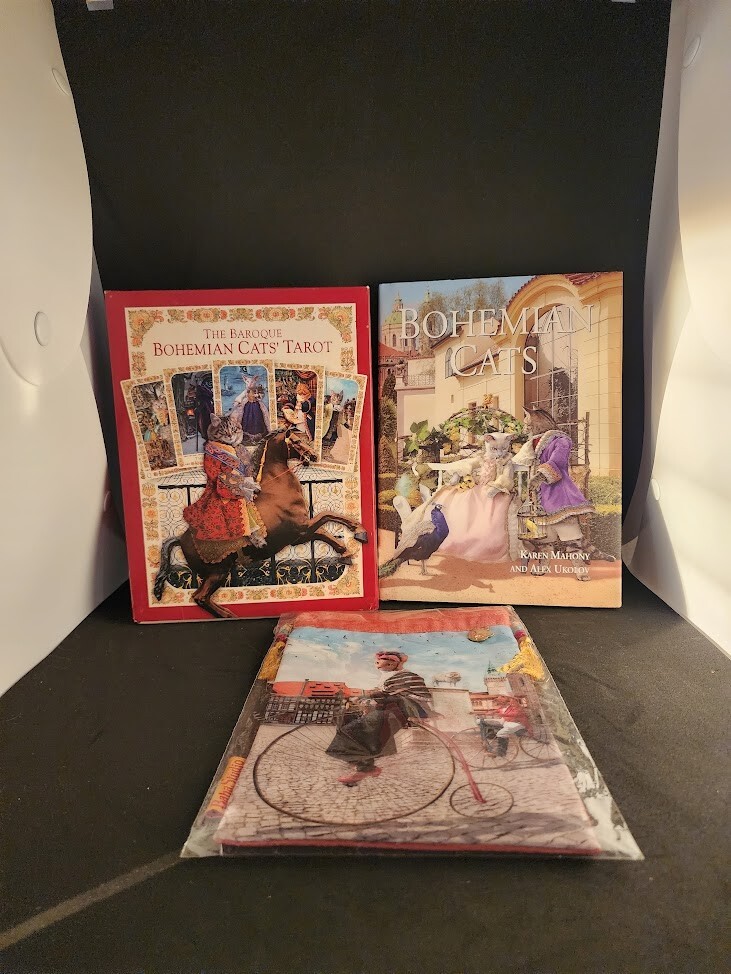 The Baroque Bohemian Cats Tarot 2004 E with Bag and Bohemian