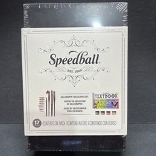 Speedball Calligraphy Collectors Set New Sealed 17pcs with Case