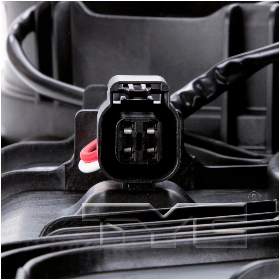 Dual Radiator and Condenser Fan Assembly TYC For 2007-2019 GMC Acadia 2008 2009 - Image 3 of 4