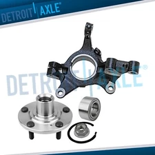 Front Left Steering Knuckle Wheel Bearing Hub for 2007-10 Lincoln MKX Ford Edge